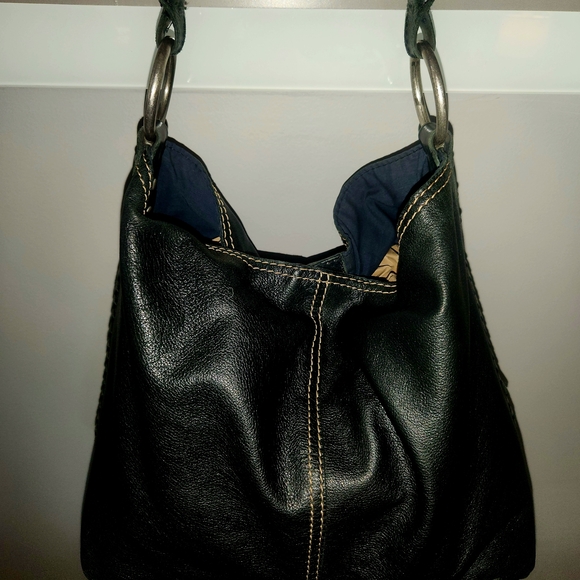 Lucky Brand Black Leather Hobo Bag - Picture 3 of 11